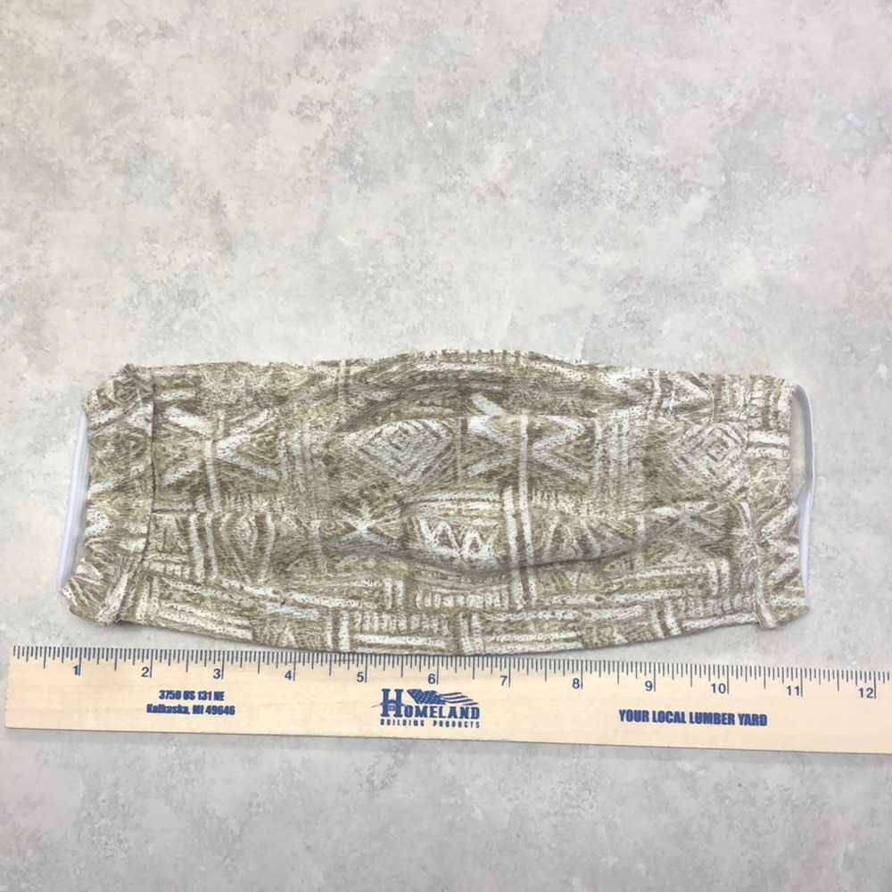 Face Mask with filter pocket. Homemade 100% cotton